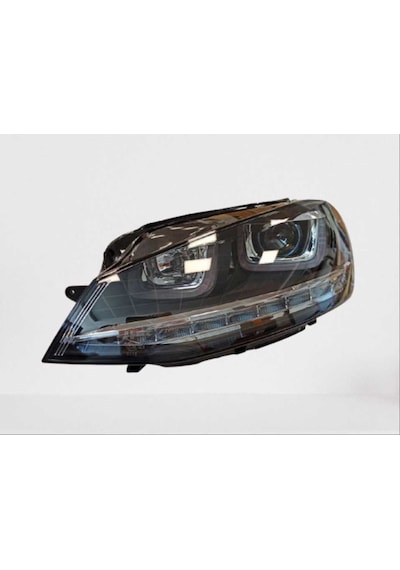 Autogp Vw Golf 7 Ön Far Bi-xenon 2012 / 2016 R Model Krom Şerit Hareketli
