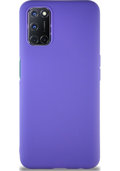 Oppo A52 Kilif Soft Premier Renkli Silikon Kapak 490227943