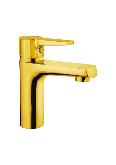 P901g Agena Lavabo Bataryası Musluğu Gold Pirinç Gövde Altın