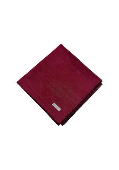 Vakko Pamuk İpek Eşarp - Monogram - Bordo