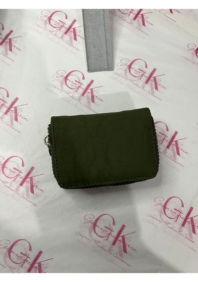 Gk Gamzelirenklerim Luxury Fashıon&accessorıes Krinkıl Mini Cüzdan Haki