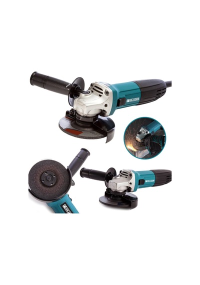 Pro Graizer M2000 125 MM 2000 W Sjs Çift Metal Şanzuman Avuç İçi Taşlama Makinesi