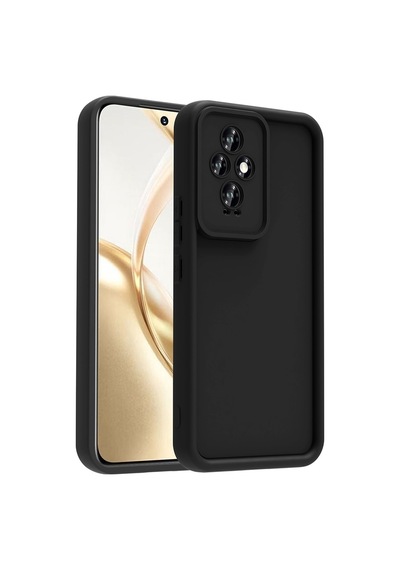 Zore Honor 200 Kılıf Kamera Korumalı Omsy Ananas Kapak - Siyah
