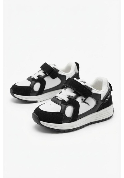 Fort Abel Cool Anatomik Rahat Sneaker Erkek Çocuk Ayakkabı SİYAH-BEYAZ
