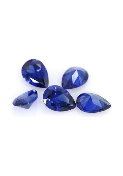 Armut Kesim Sentetik Taş 3x5mm 100 Adet Koyu Mavi