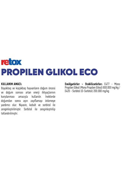 Retox Propilen Eco Doğum Öncesi Ve Sonrası 20 Kg