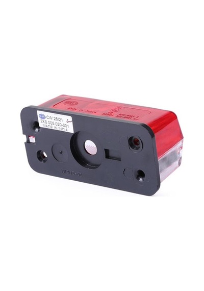 Hella Tır Dorse Yan Sallama Lamba Kırmızı-beyaz 92 42 Mm