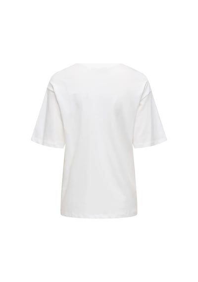 Only Jdy Kadın Yuvarlak Yaka Beyaz T-shirt - 15366305 Beyaz