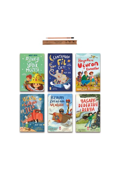 Timaş Çocuk Hayallere Uçuran Kanatlar - Yaşam Dedektifi Derya - Ayvayı Yedik Müzesi Set 6 Kitap