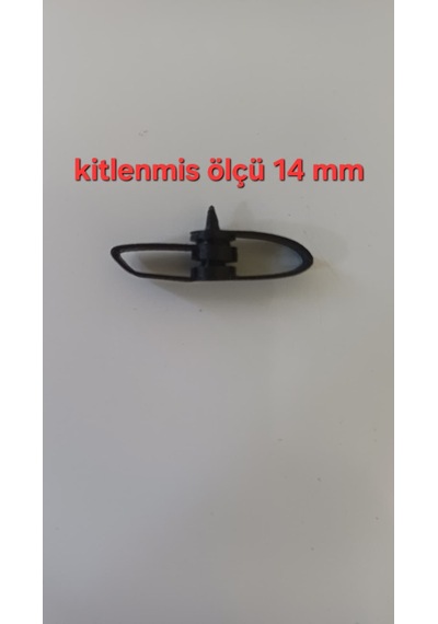 Luluyen Siyah 100 Adet Plastik Kilit Klips 67mm Güvenlik Etiket Trim Sabitleyici Askı Paket Kilidi Tek Kullanımlık