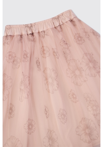 Panço Kız Çocuk Pudra Tütü Etek Pembe