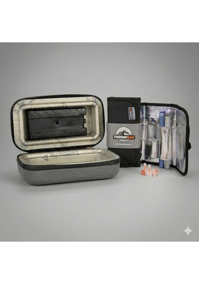 Thermobag İzotermik Soğutuculu İnsülin Taşıma Çantası Gri