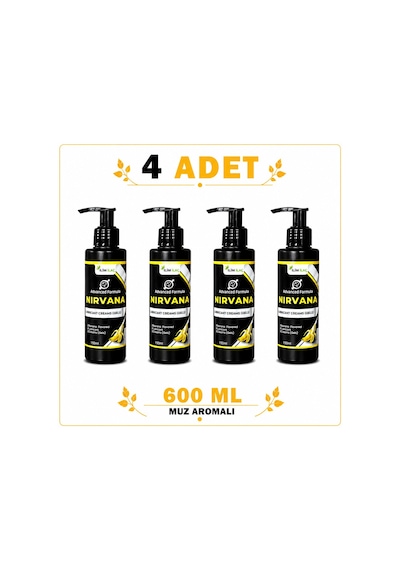 Nirvana Muz Aromalı Kayganlaştırıcı Jel 4 x 600 ML