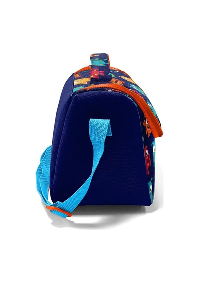 Coral High Kids Lacivert Mavi Canavar Desenli Thermo Beslenme Çantası 11822