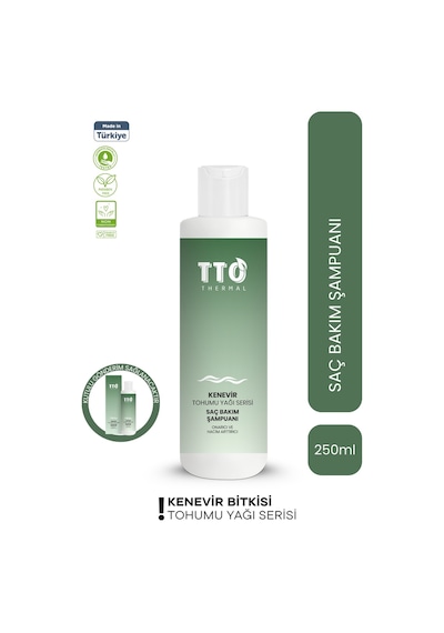 Tto Thermal Kenevir Bitkisi Tohumu Yağı Saç Bakım Şampuanı 250 ML