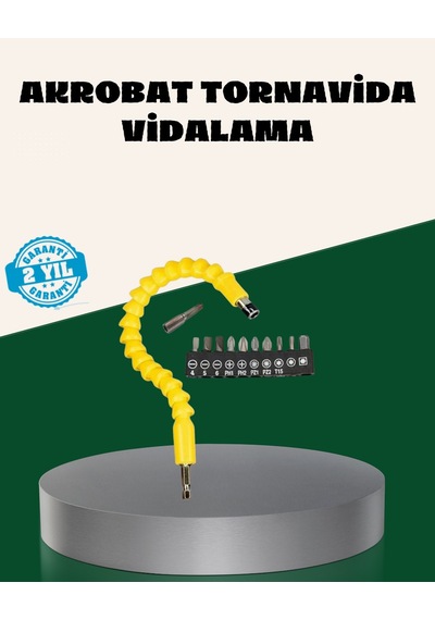 Gld-spt- 12 Parça Akrobat Bits Seti Çok Amaçlı Vidalama Dalı Çelik