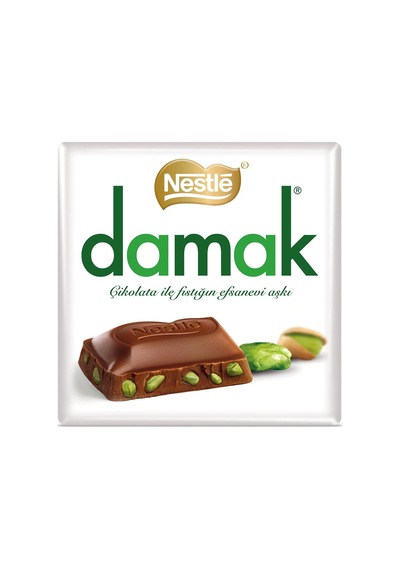 Nestle Damak Antep Fıstıklı Sütlü Kare Çikolata 60 G - 8 Adet Tarı