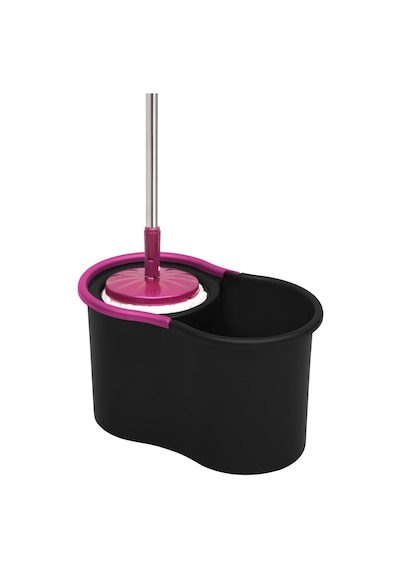 Black Edition Döner Başlıklı Temizlik Seti Ve 1 Adet Yedek Mop