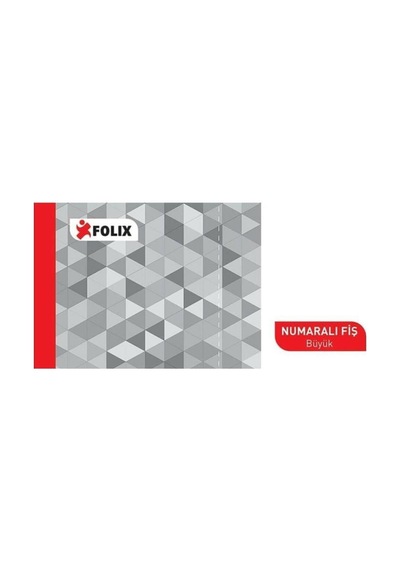 Folix Numaralı Fiş Büyük 100 Yaprak