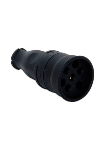 Tp Electric 3104 304 0300 3x25A Kauçuk Uzatma Prizi Seyyar Priz