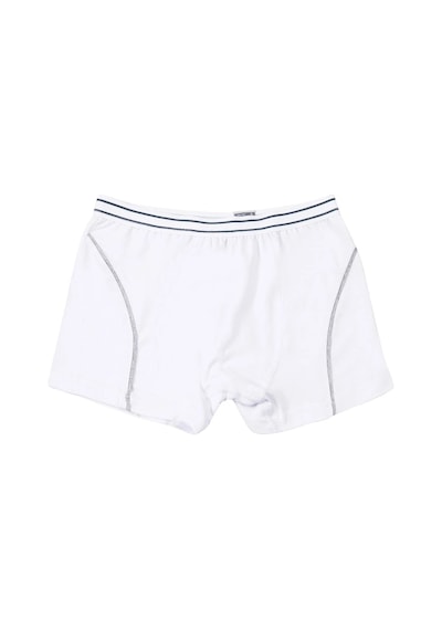 Tutku Tec0133 Çocuk Erkek Elastan Boxer Pamuklu Esnek Rahat Günlük Kullanım İç Giyim 6 Lı Paket Beyaz