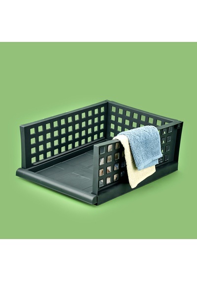 Maxi Tekli Set Akıllı Raf - Antrasit - 34x45x18 Cm Çok Renkli