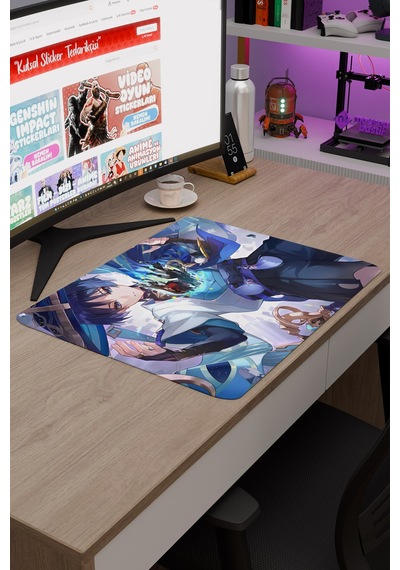Wanderer Genshin Impact Anime Gacha V3 - 48x40 Xl Gaming Mouse Pad Fare Altlığı