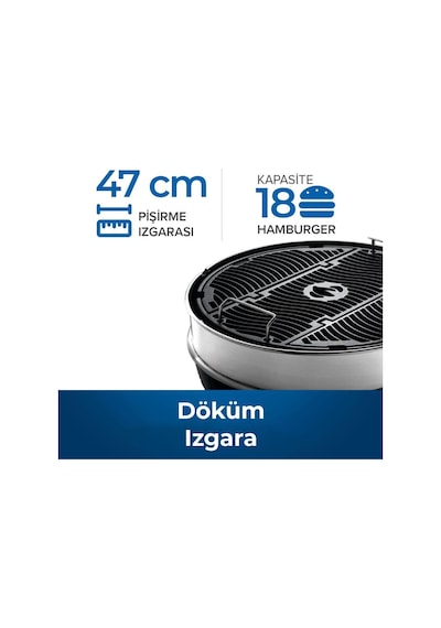 Napoleon Professional 18 Kömürlü Mangal Barbekü 47cm Siyah