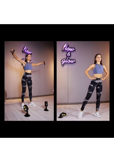 Rebuwo Antrenman Halatı Vakumlu Multifunctional Egzersiz Aleti Rope Trainer