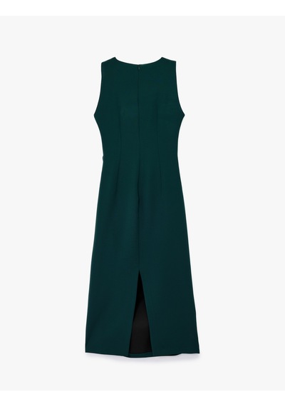 Koton Krep Kumaş Drape Detaylı Yırtmaçlı Kolsuz Bisiklet Yaka Midi Kalem Elbise Yeşil 6wak80066uw Yeşil Koton Krep Kumaş Drape Detaylı Yırtmaçlı Kolsuz Bisiklet Yaka Midi Kalem Elbise Yeşil 6wak80066uw Yeşil