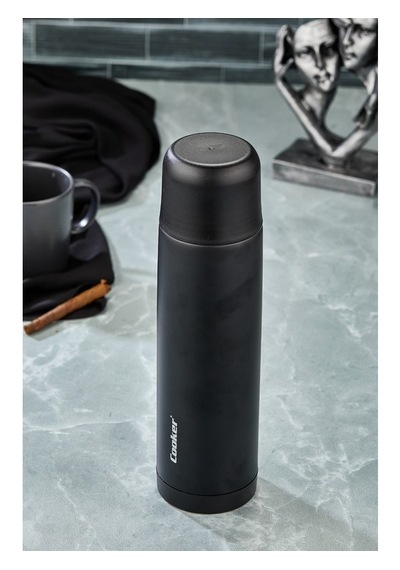Ckr2021 Cooker Paslanmaz Çelik Trend Termos 500 Ml Siyah Renk