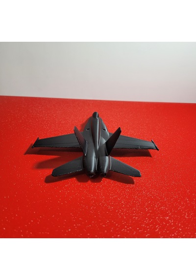3d Baskı Modern Savaş Uçağı Maketi Dekoratif Koleksiyonluk Jet Modeli Siyah Masaüstü Hobi Uçak Figürü