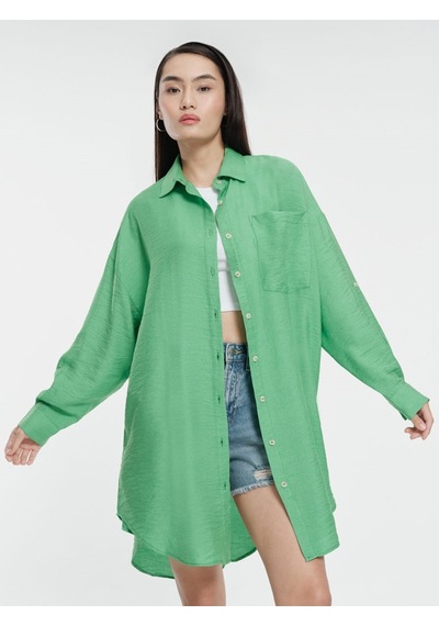 Oversize Kadın Tunic Yeşil