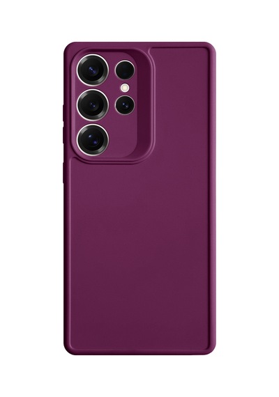 Samsung Galaxy S25 Ultra Uyumlu Kamera Korumalı Darbeye Dayanıklı Renk Atmayan Keep Silikon Kılıf Mor