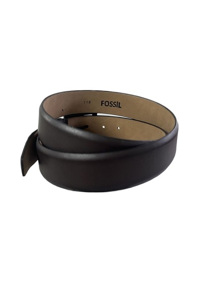 Fossil Koyu Kahve Klasik 3,5 Cm Erkek Kemeri -105cm Kahverengi