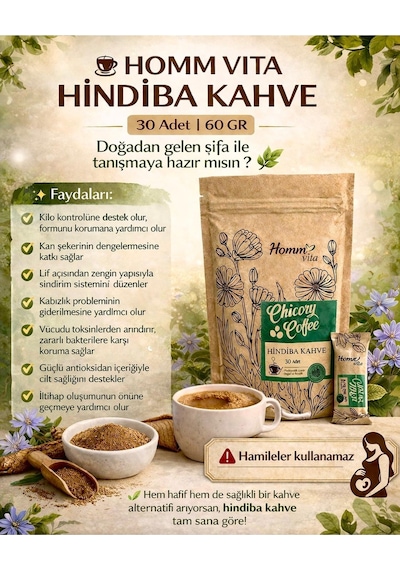 Homm Vıta Hindiba Kahve 30 Adet 60gr Diğer