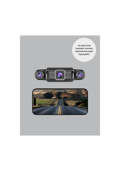Novento 4 Kameralı Araç Kayıt Cihazı Full Hd Park İzleme Gece Görüş