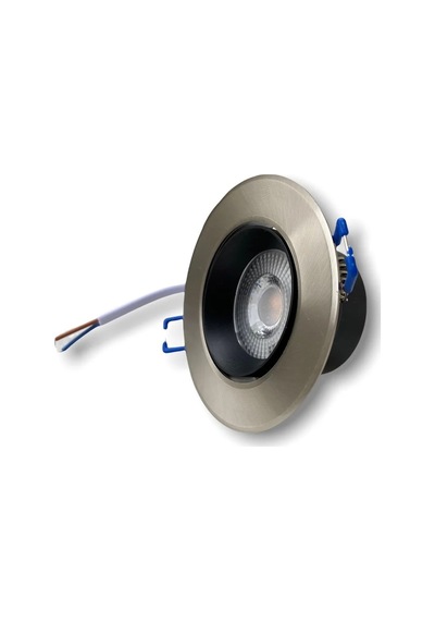 Cata Ct-5204 7w Akik Led Spot Lamba Gömme Tavan Şık Tavan Aydınlatma 3200k Günışığı Gri - Siyah