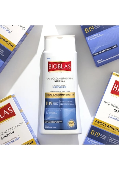 Şampuan 360ml Procyanidin + Biotin Anti-stress Şampuanı X 3 Adet Kuru