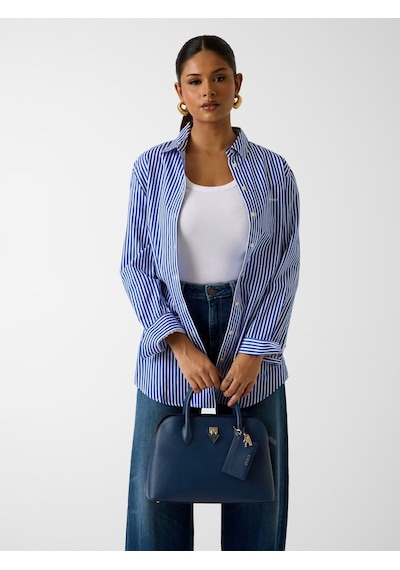 Guess Patsie Logo Kadın El Çantası Hwzg9919060 Lacivert