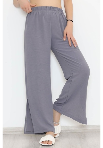 Enenstyle Fashıon Boutıque Rahat Kalıp Beli Lastikli Bol Paça Salaş Yazlık Kadın Aerobin Pantolon Açık Gri Enenstyle Fashıon Boutıque Rahat Kalıp Beli Lastikli Bol Paça Salaş Yazlık Kadın Aerobin Pantolon Açık Gri