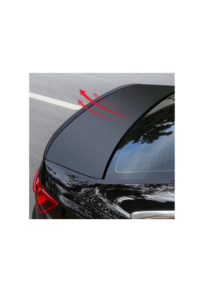 Audi A6 S6 Bagaj Üstü Spoiler Düz Model Pianoblack İthal Abs Plastik Parlak Siyah 2019+