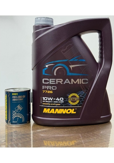 Mannol 5W-30 Energy 7726 Motor Yağı Ve Molibden Additive İtici Ses  Katkısı