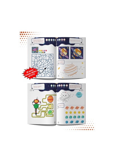 Aktivitelerle Keşfedelim Serisi - Okul Öncesi Zihinsel, Öğretici Aktivite Etkinlik - 4 Kitap