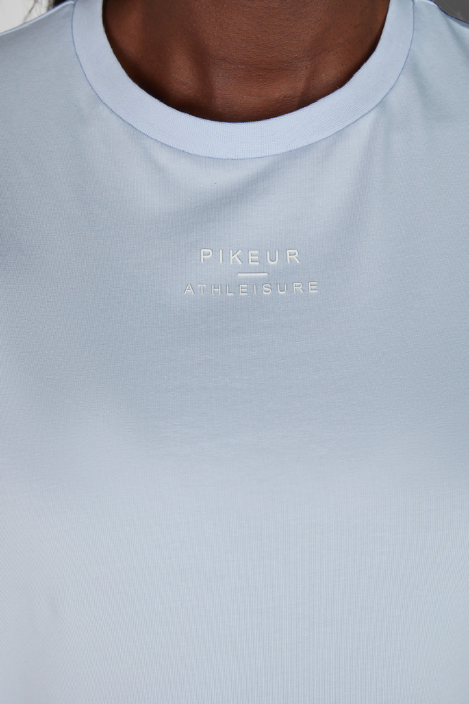 Pikeur Oversized Athleisure 1244 Lüks Günlük Kadın Tişört Açık Mavi