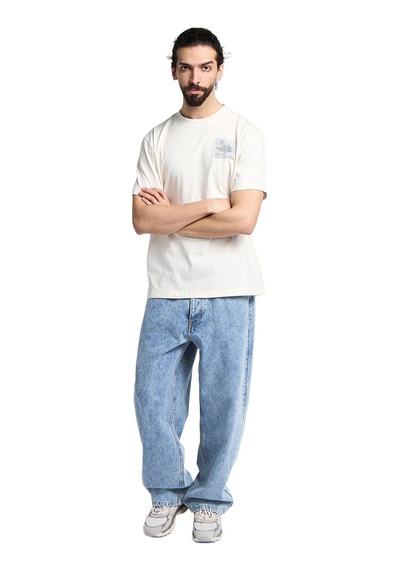 The North Face Mountain Escape Relaxed Erkek Beyaz Outdoor T-shirt Nf0a8gb1qlı1