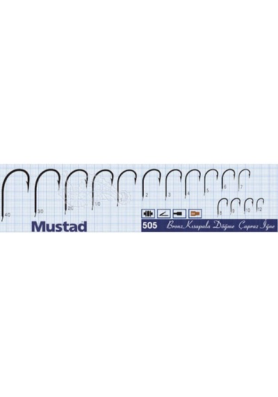 Mustad 505 Limerick Iğne 25'Li Kutu