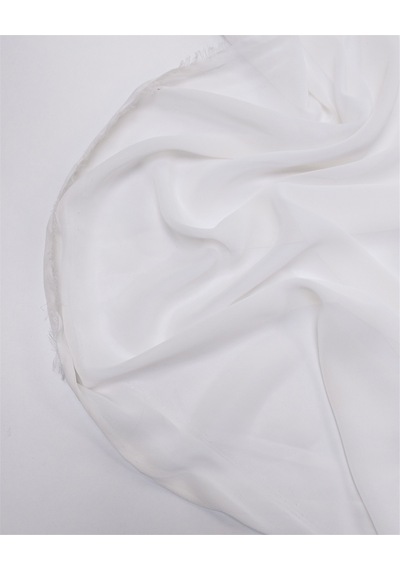 Krem İle Ekru Aarası Renkte Uçuş Uçuş Şifon Kumaş Elbiselik & Pareoluk En: 150cm-12452 Krem,ekru