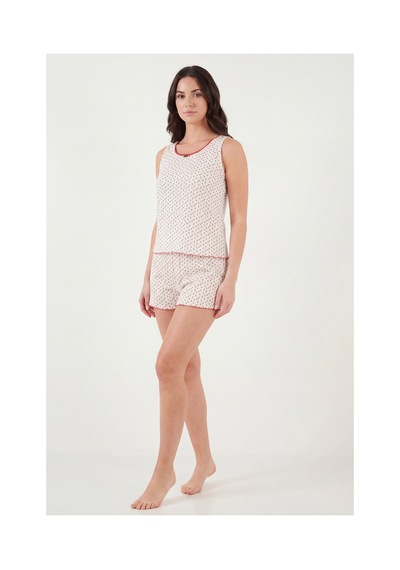 Lela Bayan Pijama Takımı 65770754 Ekru