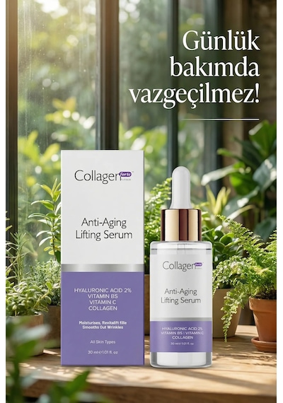 Collagen Forte Platinum Hyaluronik Asit Sıkılaştırıcı Serum 30 ML Collagen Forte Platinum Hyaluronik Asit Sıkılaştırıcı Serum 30 ML